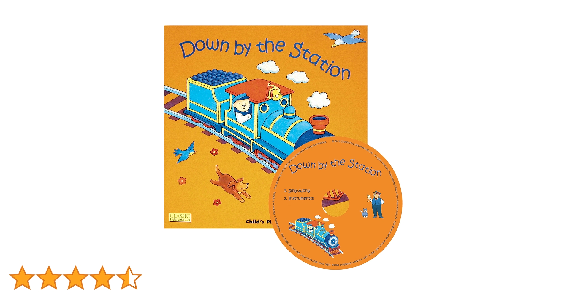 Down by the Station 絵本　英語 SING&SAY Down by the Station CDつき絵本 ＜NoBuYoung